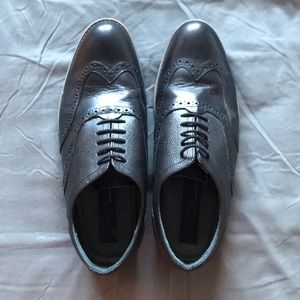 Black Leather Joseph Abboud Collection Dress Shoes